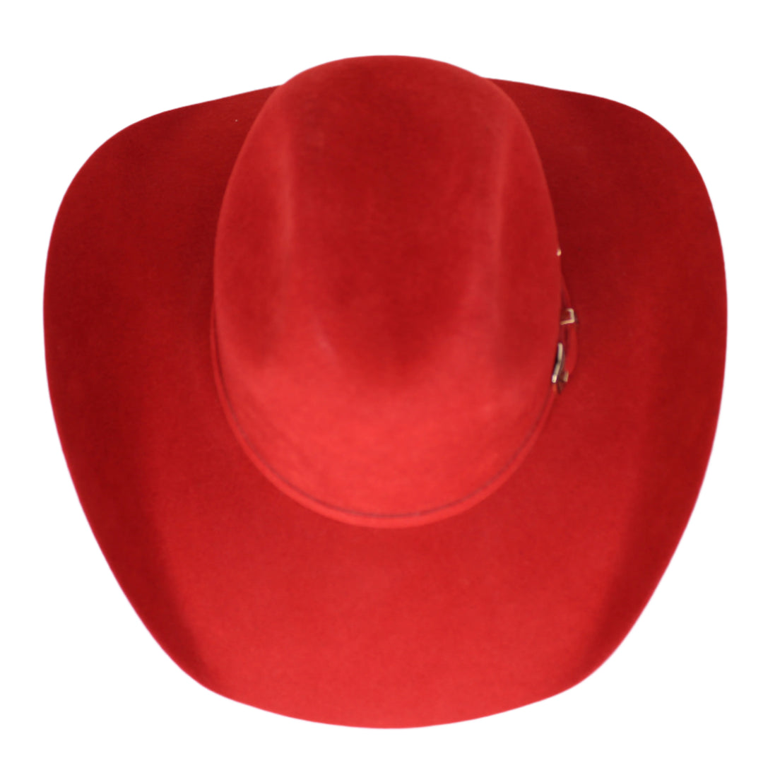 Trey 100X Wool Red Cowboy Hat