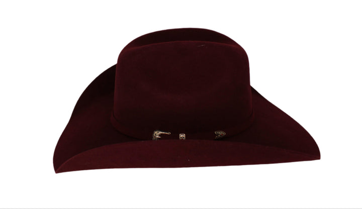 Trey 100X Wool Wine Cowboy Hat