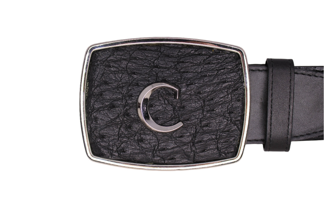 Moroni Ostrich Leather Cuadra Belt