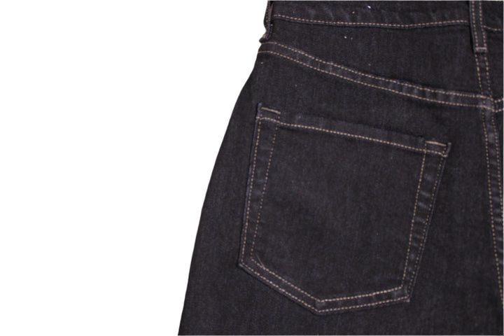Daisy Cow Hide Denim Shorts