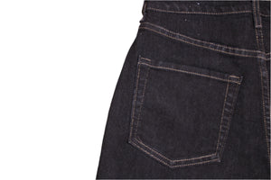 Daisy Cow Hide Denim Shorts