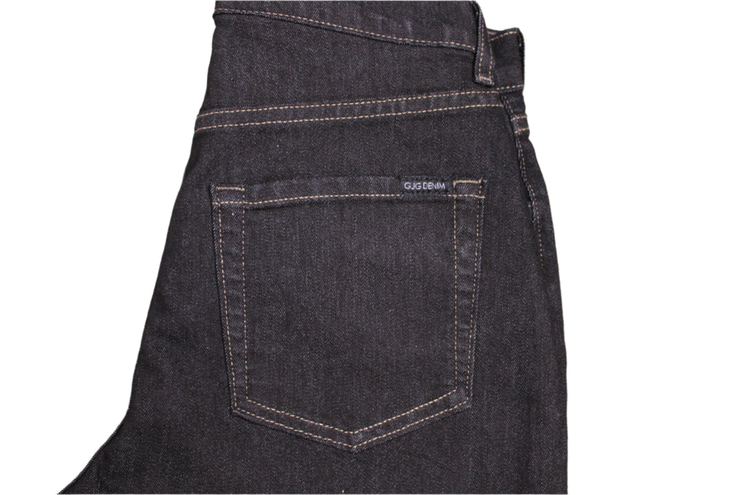 Daisy Cow Hide Denim Shorts