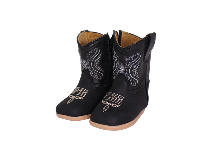 Arlo Black Baby Boots