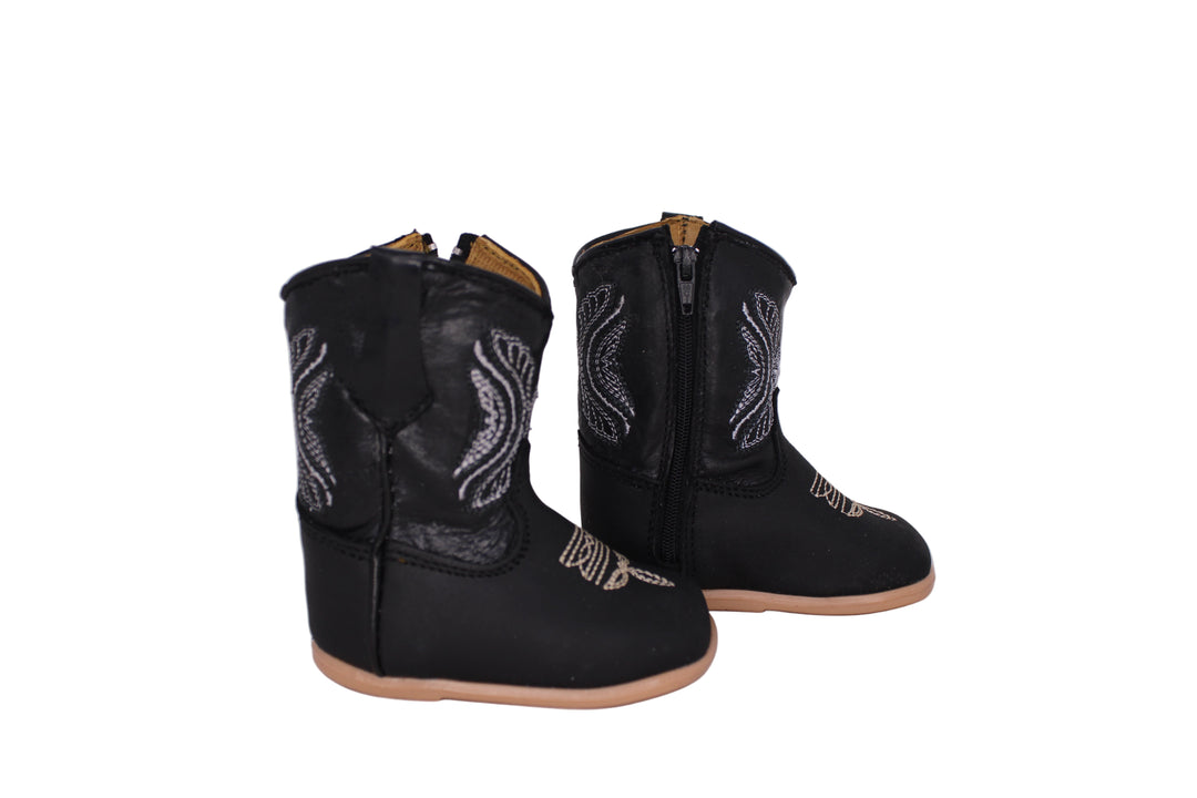 Arlo Black Baby Boots