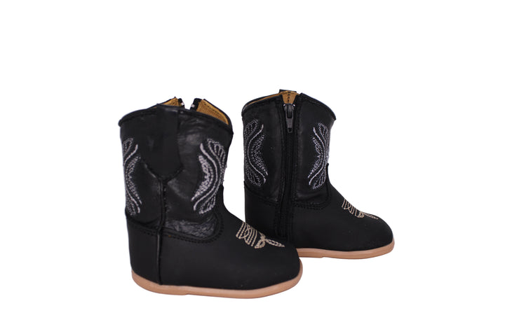 Arlo Black Baby Boots