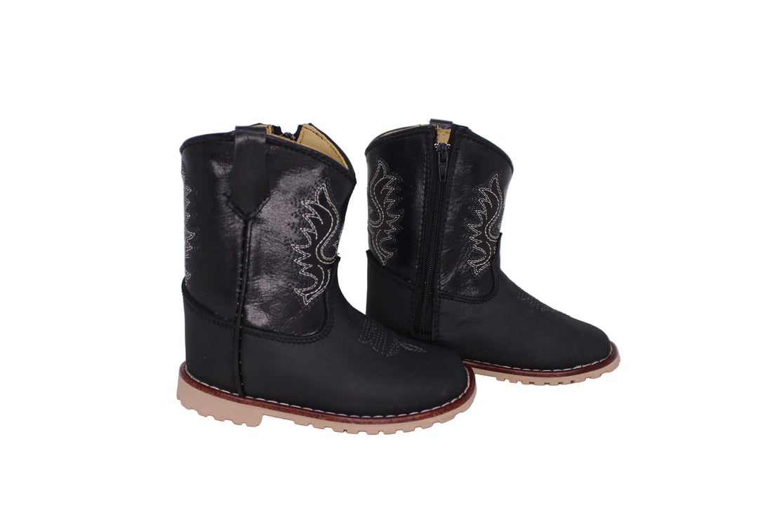Bennie Black Baby Boots