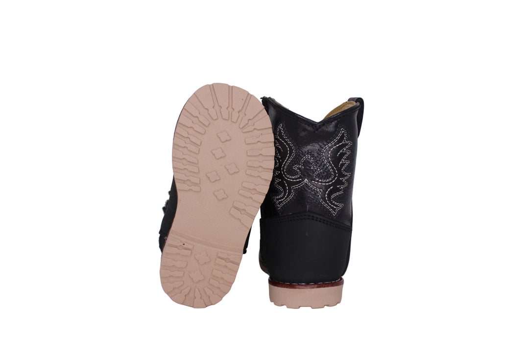Bennie Black Baby Boots