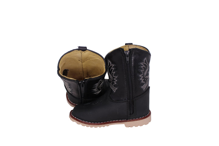 Bennie Black Baby Boots