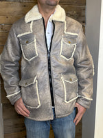 Load image into Gallery viewer, Marlboro Washed Suede Jacket
