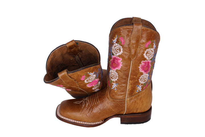 Carla Floral Kids Boots