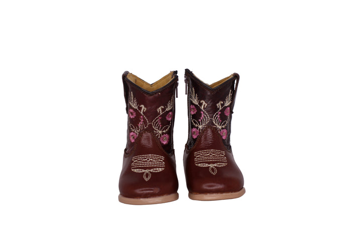 CeCe Floral Baby Boots