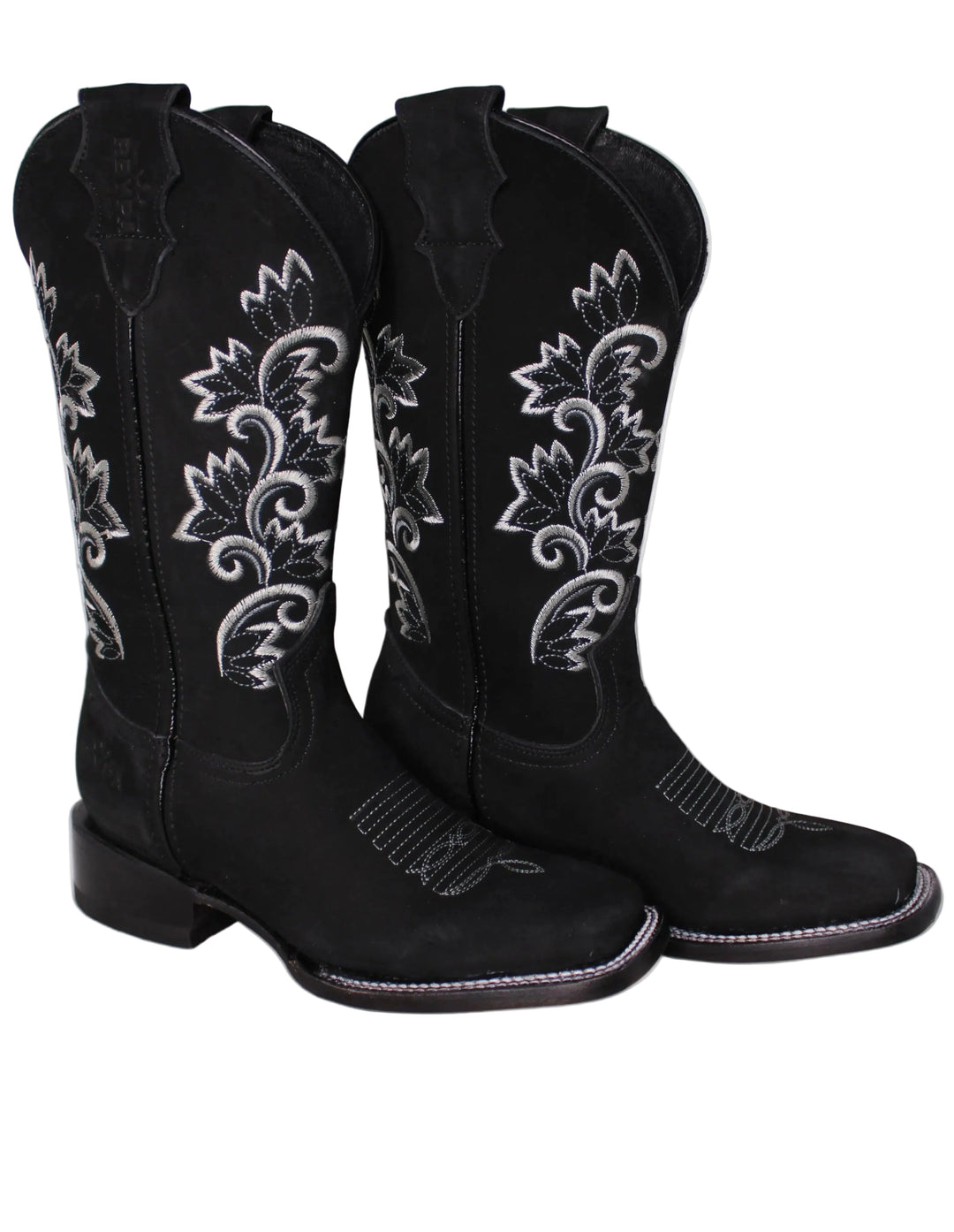 Calico Ivy Detail Cowgirl Boots