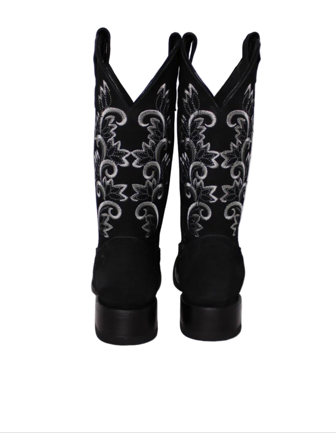 Calico Ivy Detail Cowgirl Boots