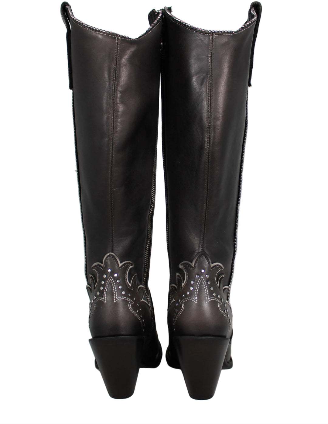 Elinor Cuadra Cowhide Embroidery Boots