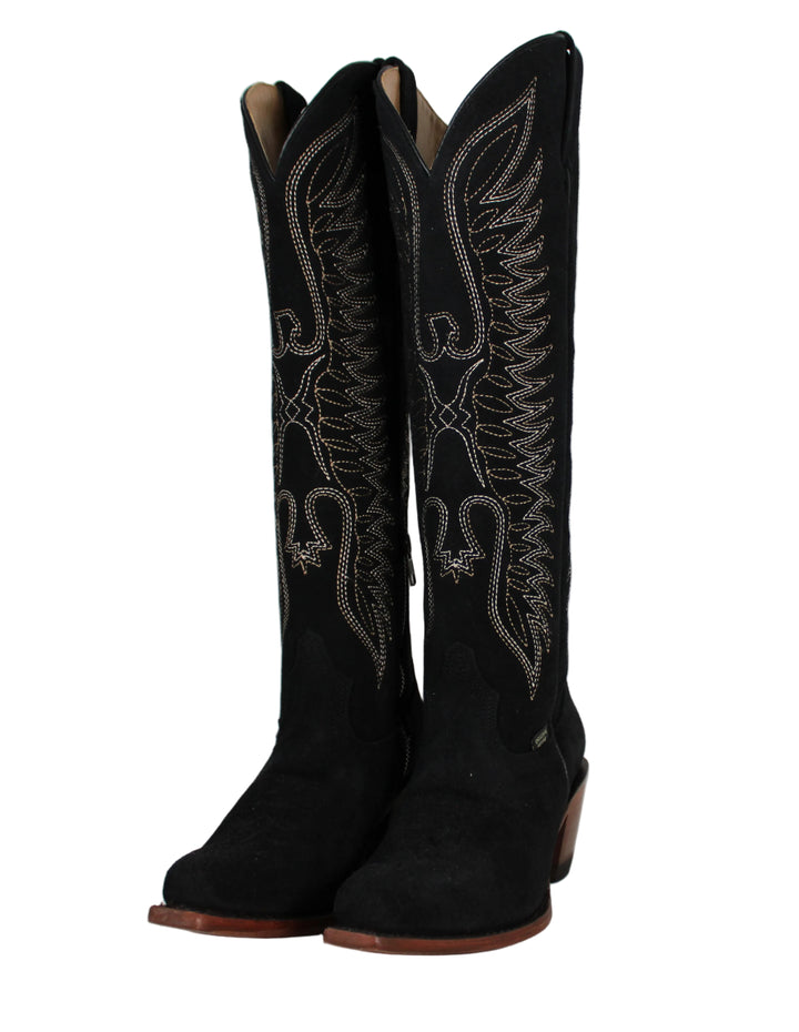 Aurelia Black Tall Boots