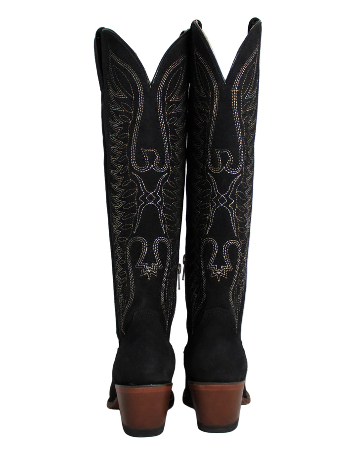 Aurelia Black Tall Boots
