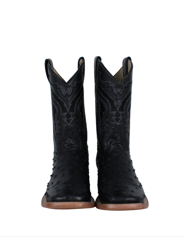 Henry Ostrich Leather Boots
