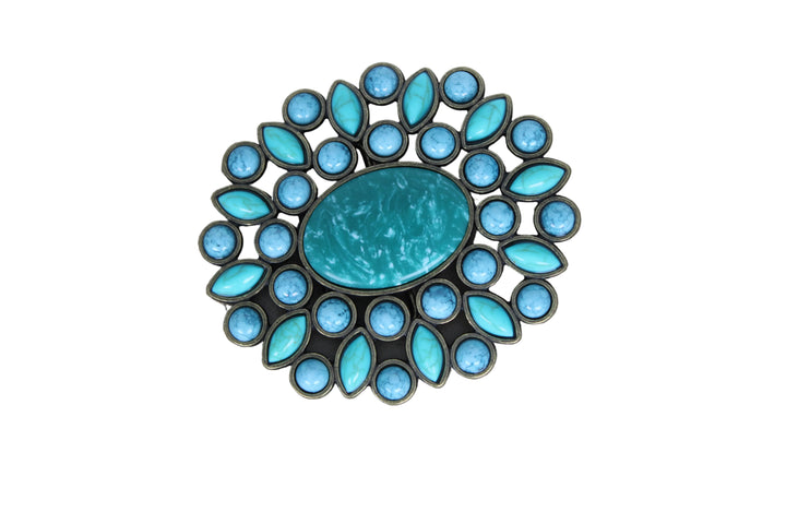 Queen Oval Stone Buckle