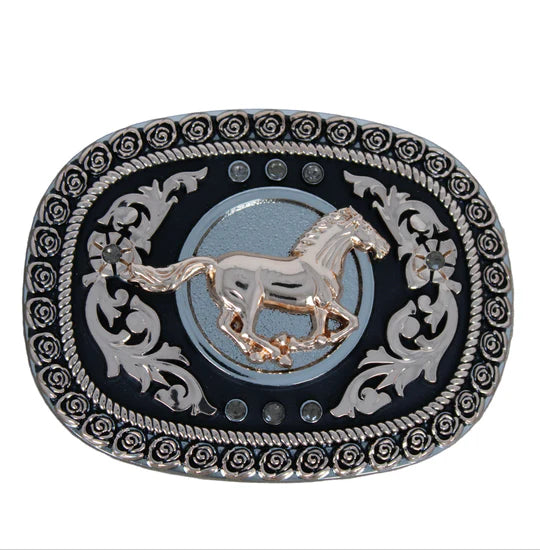 Texas Star Stamped Leather Belt