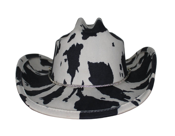 Kady JC Black Cowprint Hat