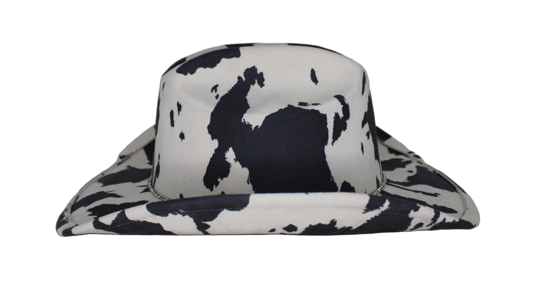 Kady JC Black Cowprint Hat