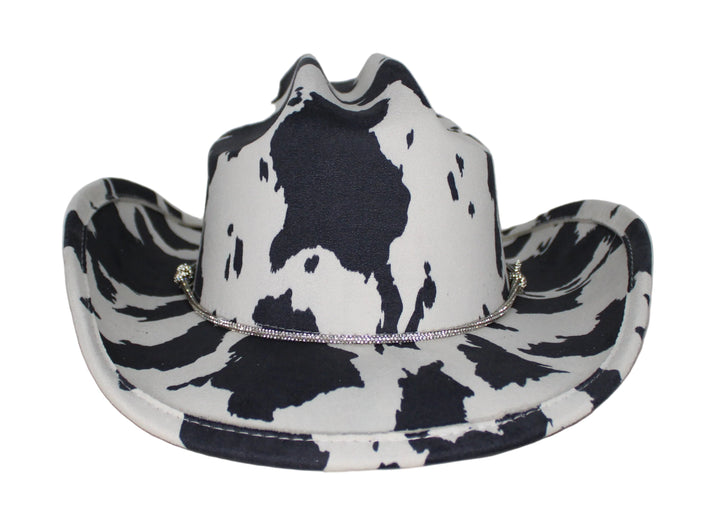 Kady JC Black Cowprint Hat