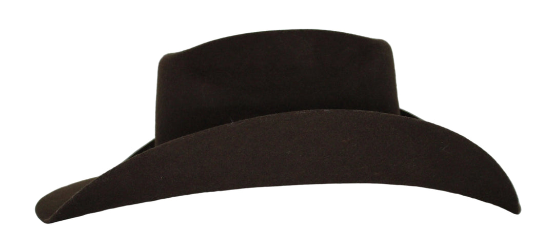Pistol 8 Second Brown Felt Hat