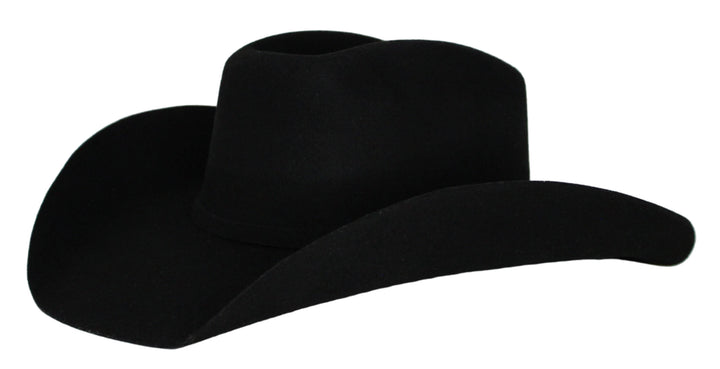 Pistol 8 Second Black Felt Hat