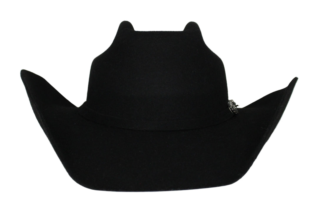 Pistol 8 Second Black Felt Hat