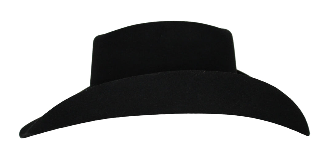 Pistol 8 Second Black Felt Hat