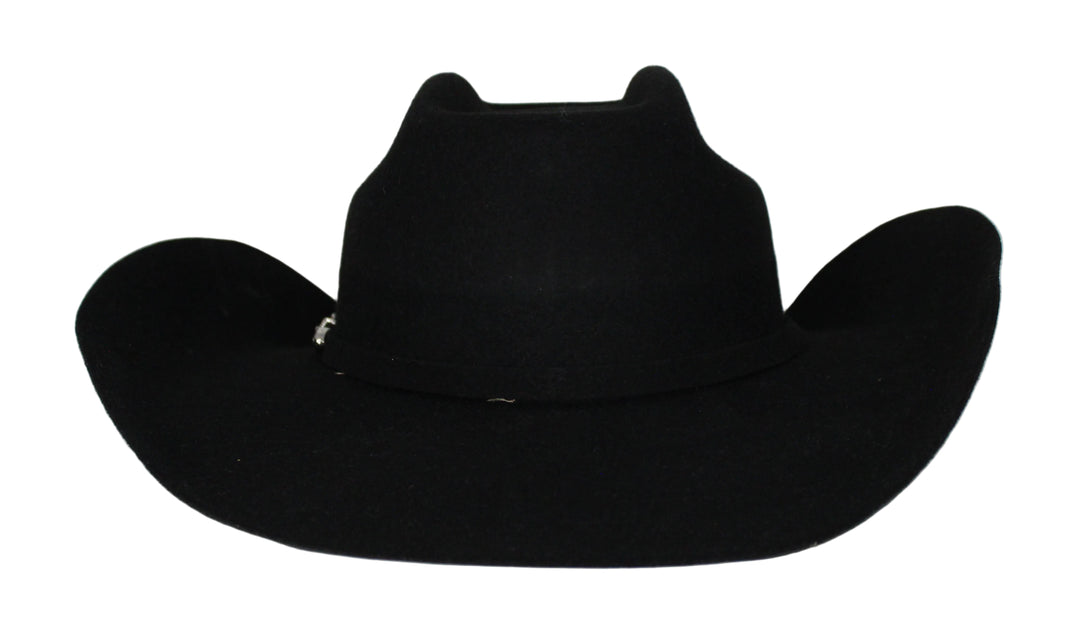 Pistol 8 Second Black Felt Hat