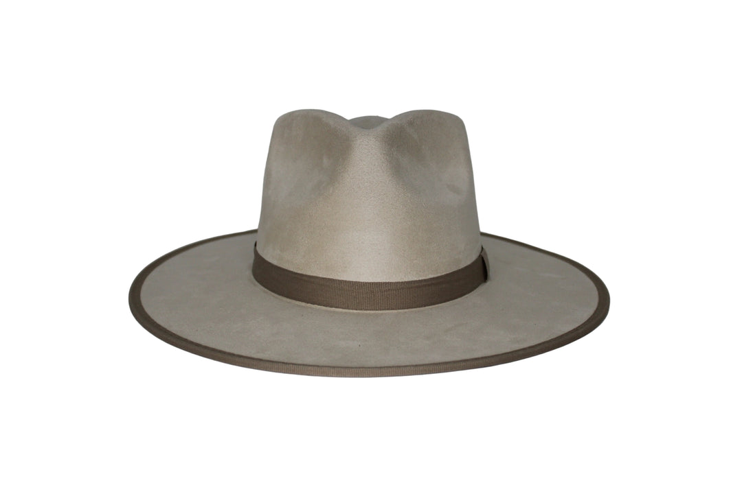 Savannah Flat Brim Suede Hat