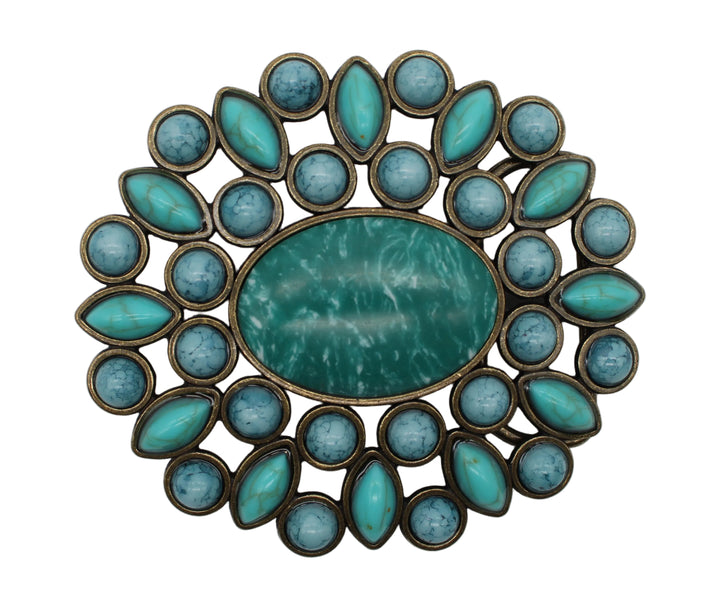 Queen Oval Stone Buckle