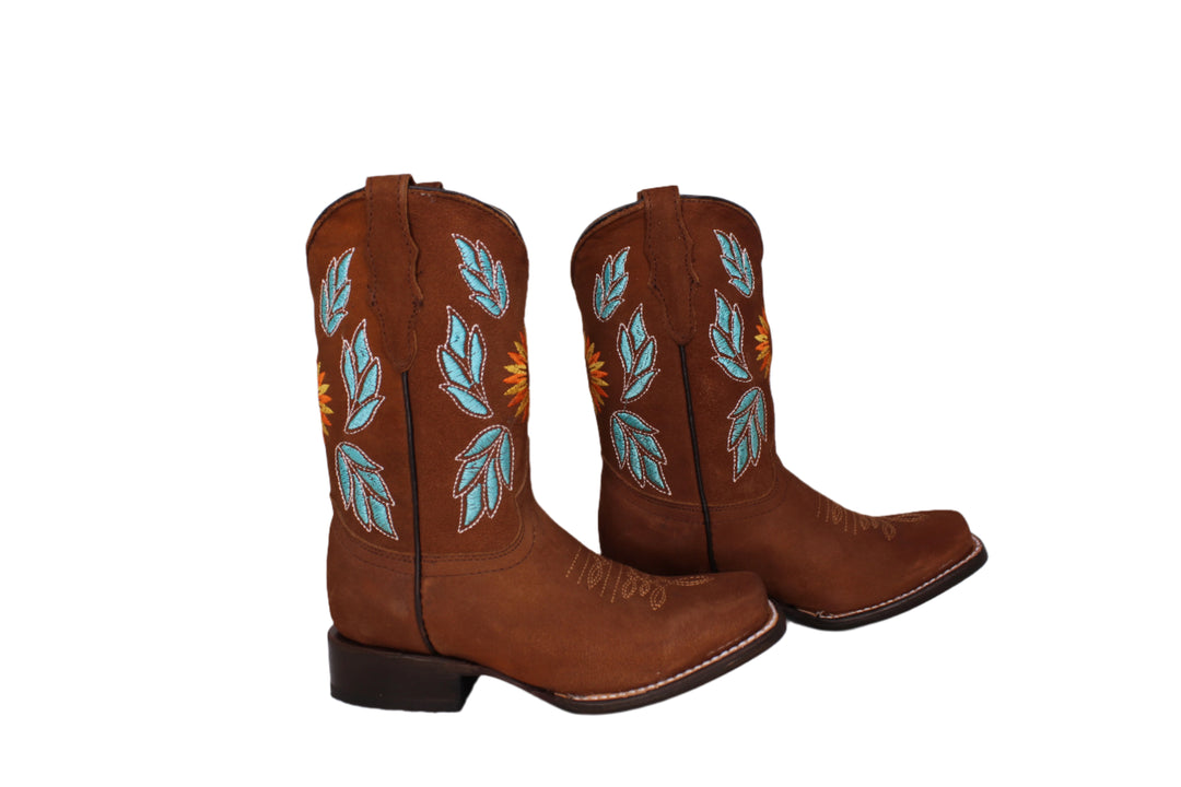 Peyton Sunflower Kids Boots