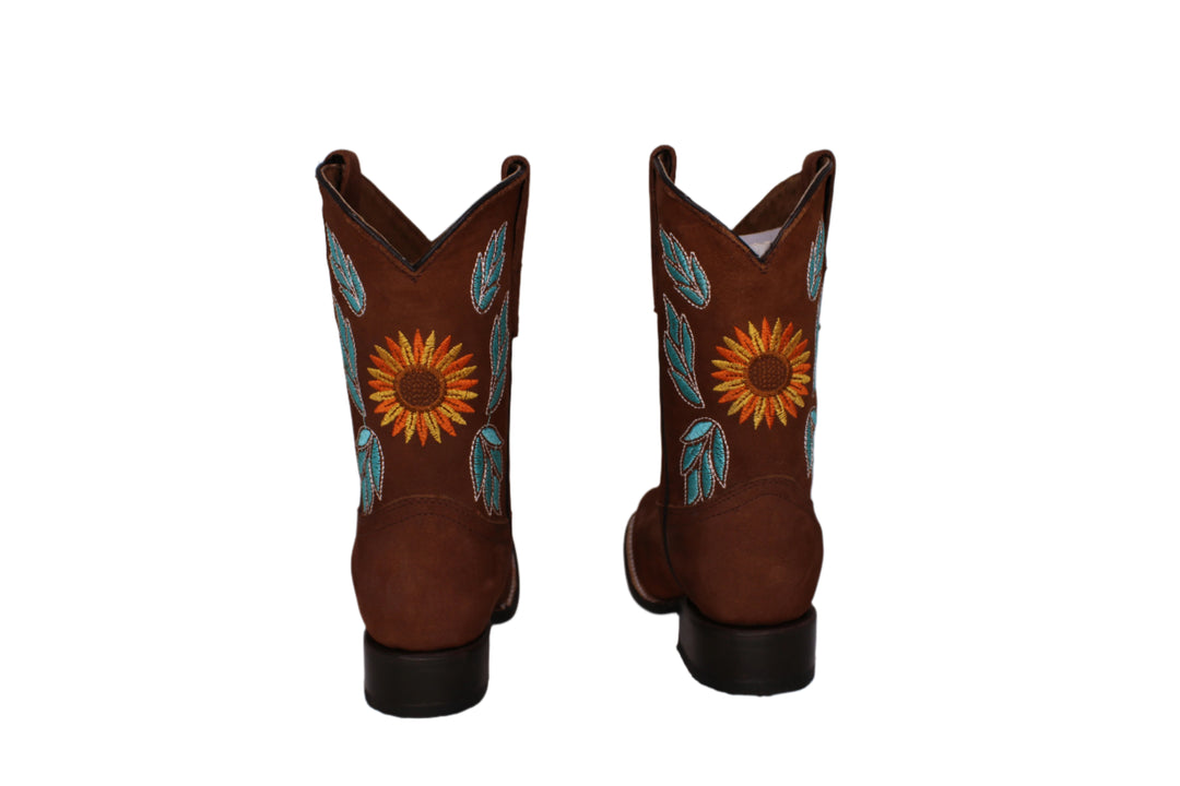 Peyton Sunflower Kids Boots