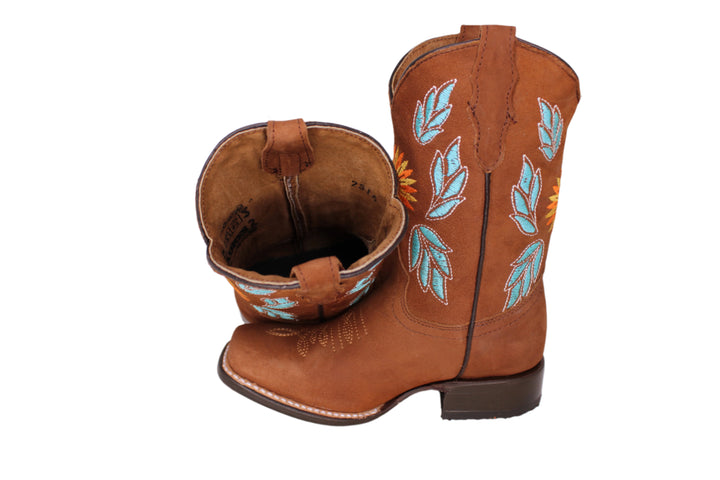 Peyton Sunflower Kids Boots