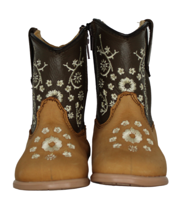 Ivy Flower Baby Boots