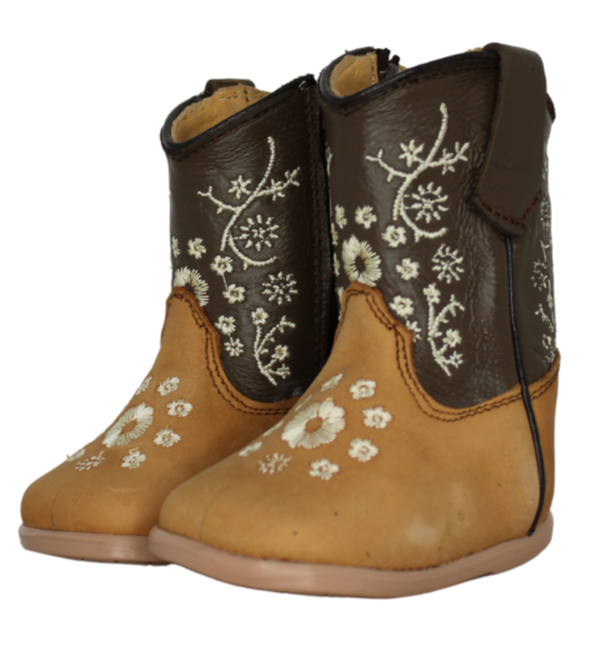Ivy Flower Baby Boots