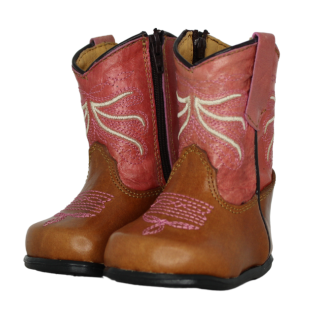 Medusa Embroidery Baby Boots