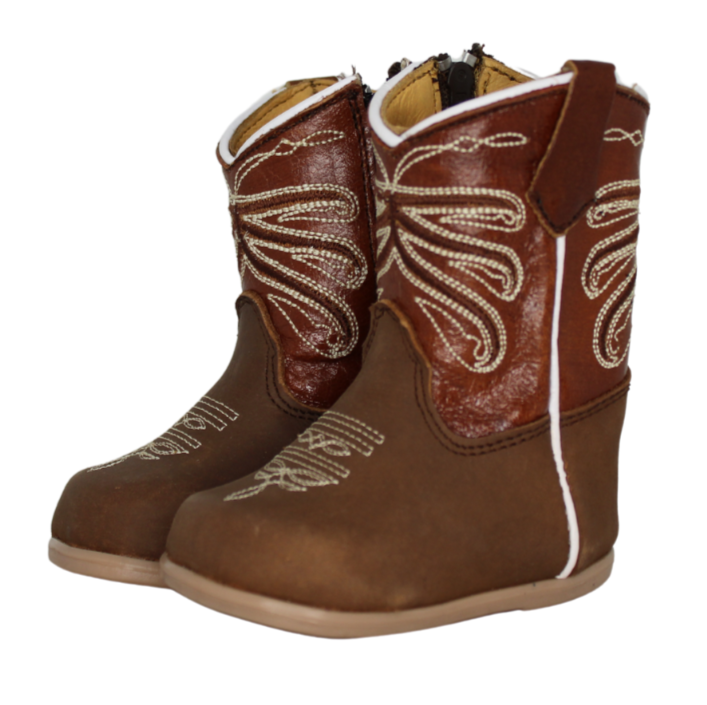 Medusa Embroidery Baby Boots