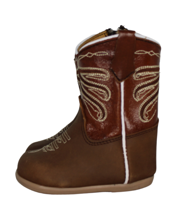 Medusa Embroidery Baby Boots