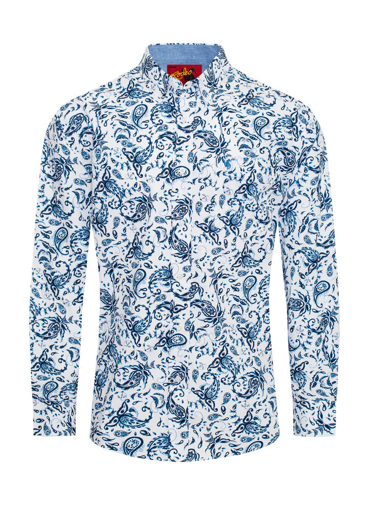 Steve Pattern Button Down Shirt