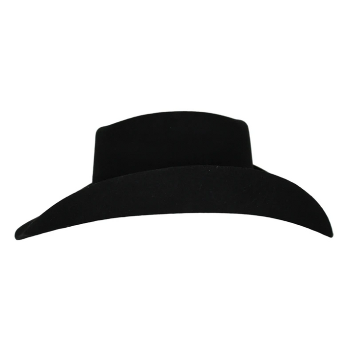 Pistol 8 Second Black Felt Hat