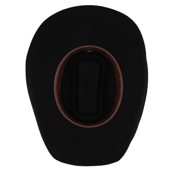 Pistol 8 Second Black Felt Hat