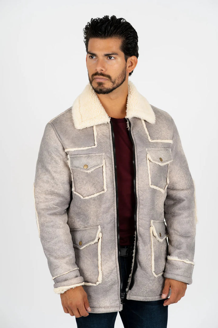 Marlboro Washed Suede Jacket