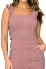 Load image into Gallery viewer, Nolana Ruffle Skinny Jumpsuit
