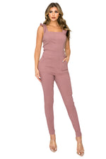 Load image into Gallery viewer, Nolana Ruffle Skinny Jumpsuit
