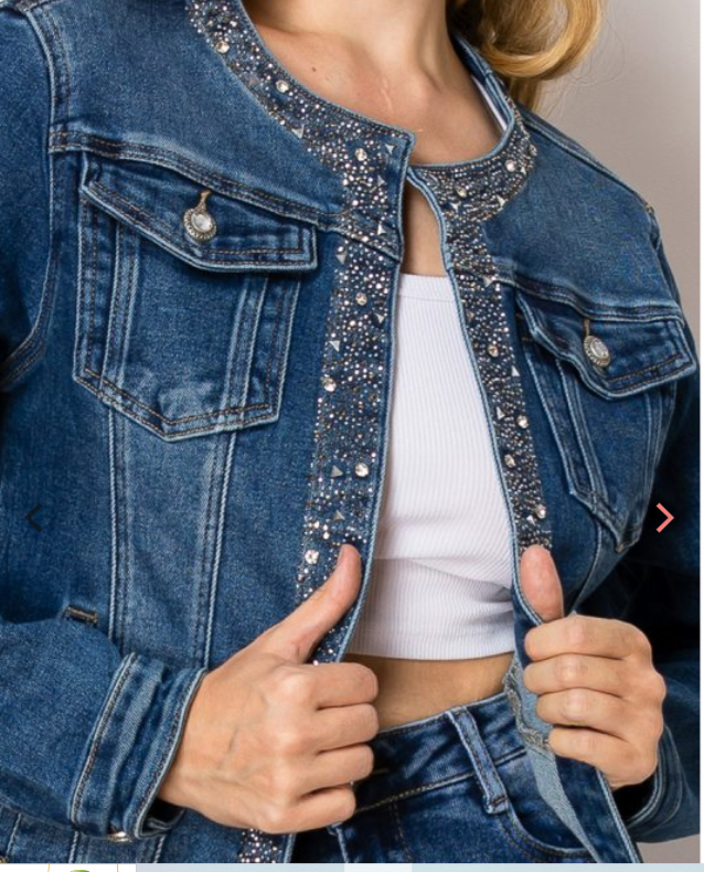 Jackie Lined Denim Jacket