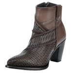 Load image into Gallery viewer, Harley Brown Laser Cut Ladies Boots

