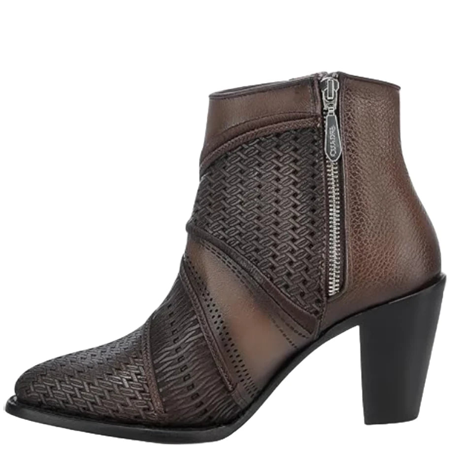 Harley Brown Laser Cut Ladies Boots